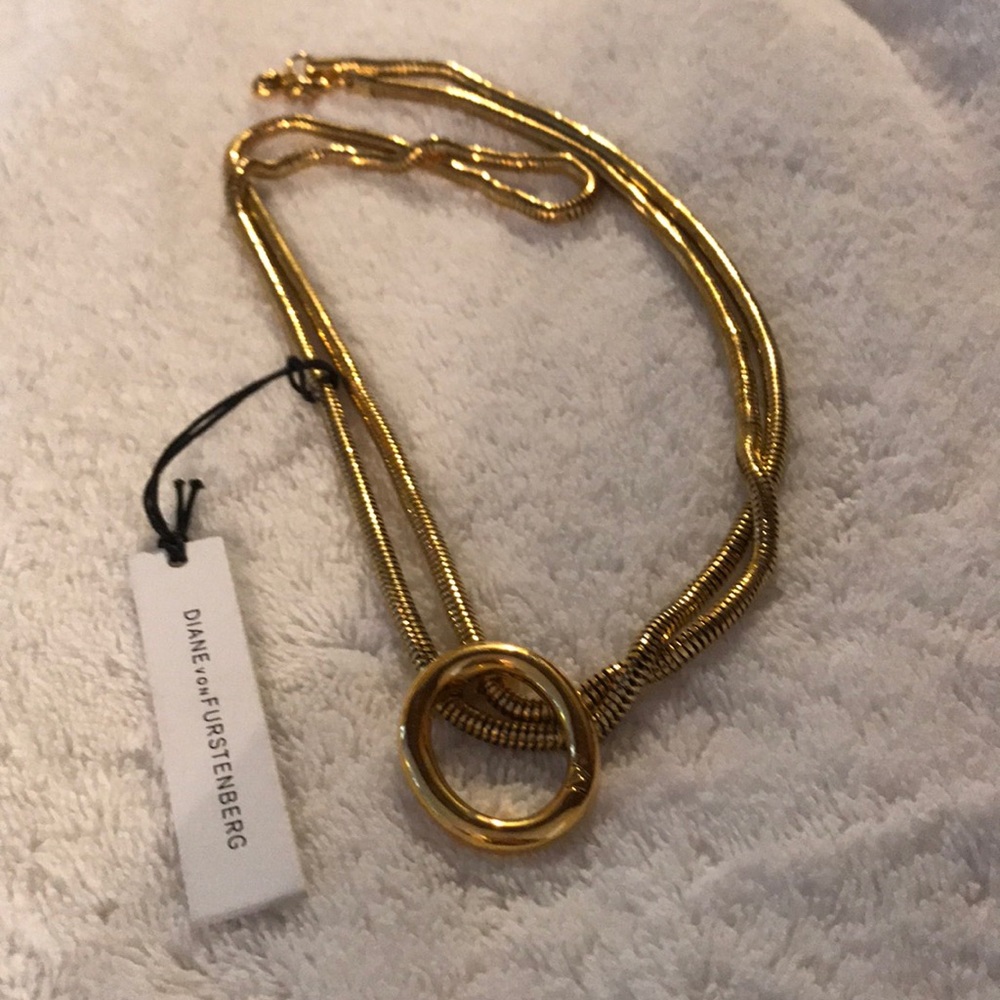 Diane von Furstenberg 20’ Gold adjustable bolo